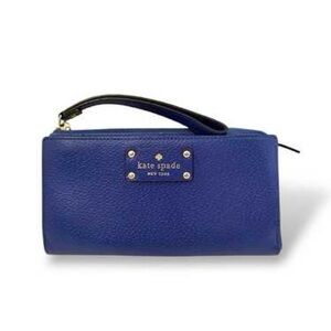 Kate Spade Royal Blue Wallet wristlet